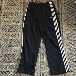 Adidas men’s navy track pants. Navy blue